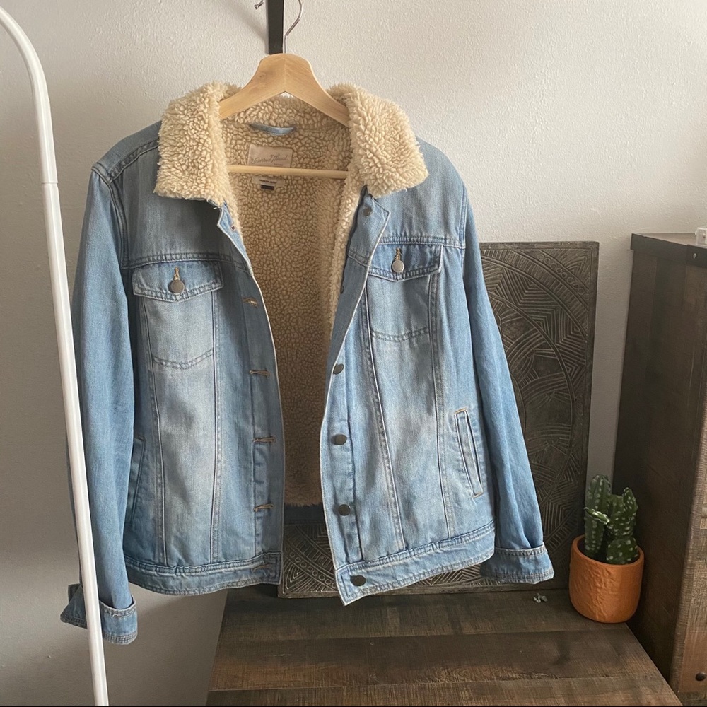 Sherpa Lined Jean Jacket